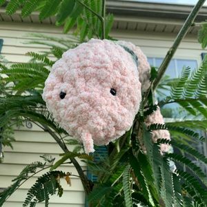 Jumbo Handmade crochet snake plushie